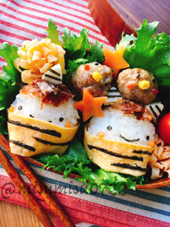【キャラ弁】節分☆鬼さんおにぎり(動画有-レシピのメイン写真