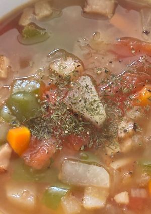 野菜たっぷりコンソメスープ😋-レシピのメイン写真