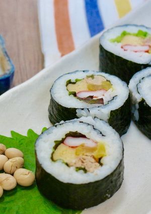 伊達巻入り恵方巻！-レシピのメイン写真