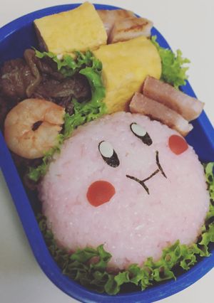 キャラ弁＊カービィ-レシピのメイン写真