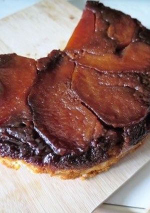 バター無しカラメルを効かせたリンゴケーキ-レシピのメイン写真