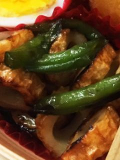 ちくわとインゲンの照り焼き☆-レシピのメイン写真