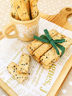 簡単おやつ☆ごまごまスティッククッキー。-レシピのメイン写真