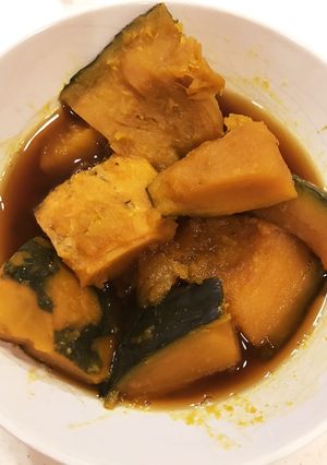 時短!冷凍カボチャの簡単煮物-レシピのメイン写真