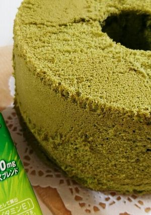 抹茶青汁シフォンケーキ-レシピのメイン写真
