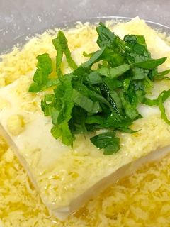 簡単!豆腐のかき玉あんかけ-レシピのメイン写真