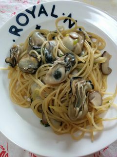 カキの和風パスタ-レシピのメイン写真