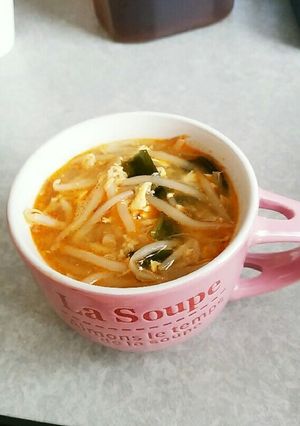 簡単節約!ダイエット!?ピリ辛チゲスープ-レシピのメイン写真