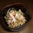 モヤシとハムの辛子酢醤油和え