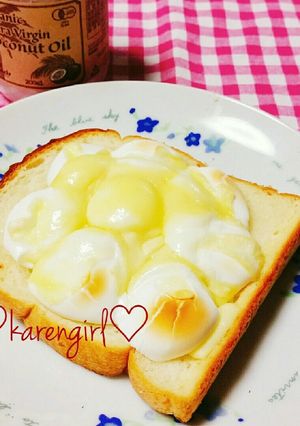 ♡マシュマロ&ココナッツトースト♡-レシピのメイン写真