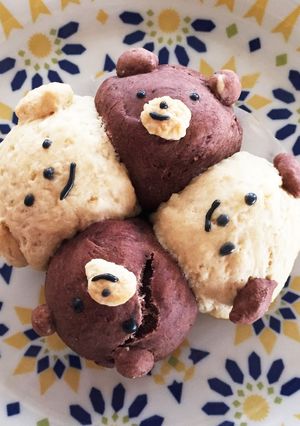 HMで簡単！ちぎりパン！生クリーム入り！-レシピのメイン写真