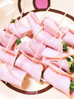 かいわれ大根のハム巻き-レシピのメイン写真