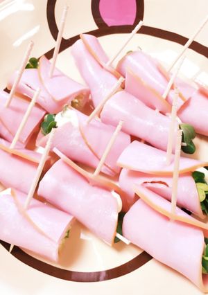 かいわれ大根のハム巻き-レシピのメイン写真