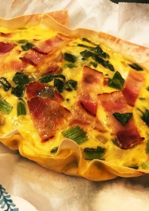 焼売の皮で超簡単ヘルシー、キッシュ♡-レシピのメイン写真