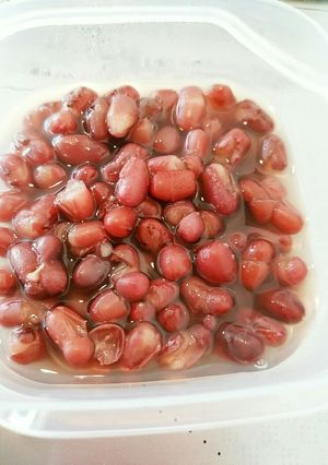 炊飯器で！ふっくら！簡単ぜんざいあずき　-レシピのメイン写真
