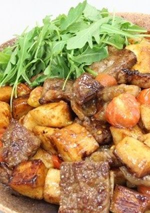 牛肉と長芋のステーキ-レシピのメイン写真