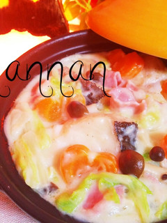 レンジで簡単☆白菜とタラのクリーム煮♪-レシピのメイン写真