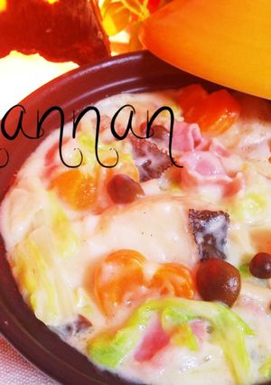 レンジで簡単☆白菜とタラのクリーム煮♪-レシピのメイン写真