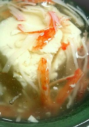 あったかとろーり♪豆腐のカニかまあん★-レシピのメイン写真