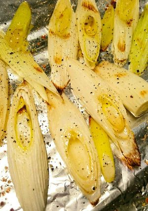 酔っぱらいが作る「白ネギの中華グリル」-レシピのメイン写真