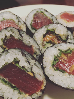 粒が大きい!味噌漬けブツまぐろの太巻き-レシピのメイン写真