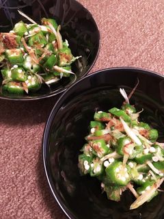 茗荷とオクラの和え物-レシピのメイン写真