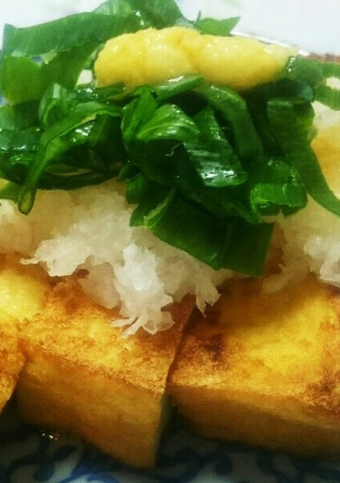 簡単！厚揚げ焼きの大根おろし添え-レシピのメイン写真