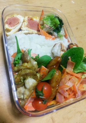 ☆お弁当～人参の炒めもの＆白菜レンちん☆-レシピのメイン写真