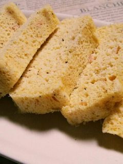 @糖質制限 ケークサレ風おから粉蒸しパン-レシピのメイン写真