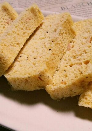 @糖質制限 ケークサレ風おから粉蒸しパン-レシピのメイン写真