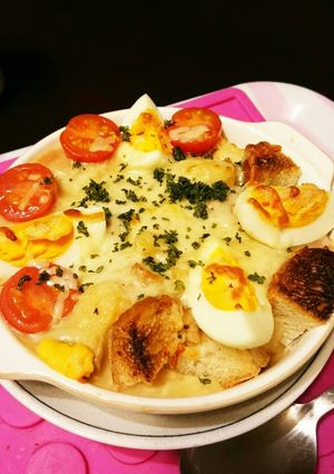 余ったシチューでパングラ&ドリア☆-レシピのメイン写真
