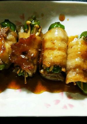 【簡単】甘辛だれの豚肉巻き【照りってり】-レシピのメイン写真