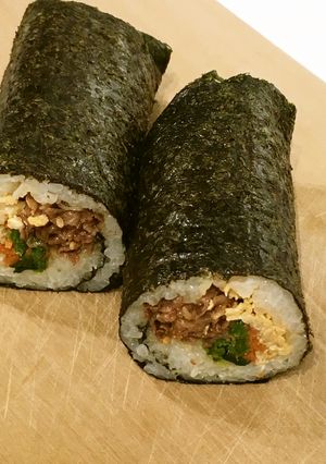 我が家の恵方巻☆ビビンバ風 太巻き-レシピのメイン写真