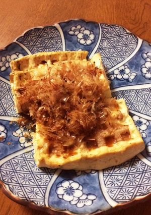 ワッフルメーカーで肉豆腐-レシピのメイン写真