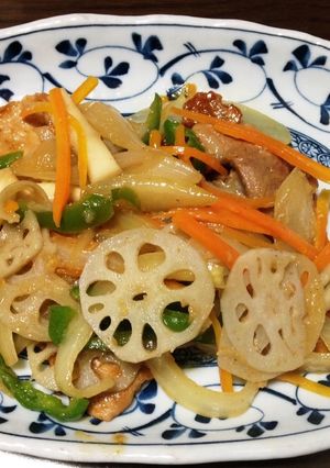 野菜たっぷりわが家の豚の生姜焼き๑`´๑-レシピのメイン写真