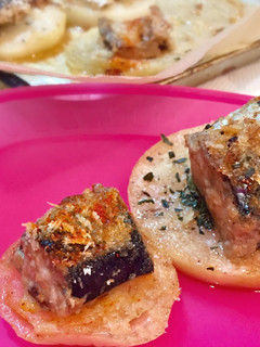 ワイン◎副菜◎玉ねぎとさば缶のパン粉焼き-レシピのメイン写真