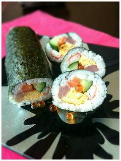 海鮮巻き寿司(太巻き)★節分の恵方巻にも-レシピのメイン写真
