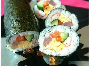 海鮮巻き寿司(太巻き)★節分の恵方巻にも-レシピのメイン写真