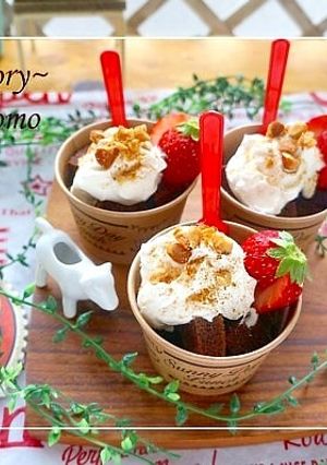 炊飯器で作ったケーキの美味しい食べ方♪-レシピのメイン写真
