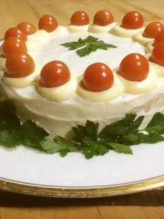 ポテトサラダケーキ-レシピのメイン写真