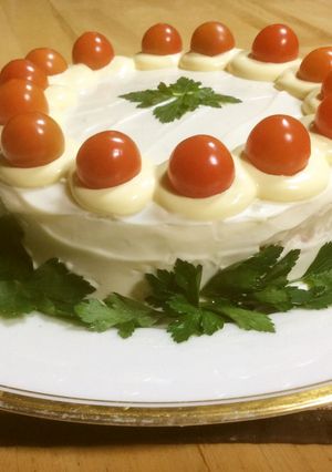 ポテトサラダケーキ-レシピのメイン写真