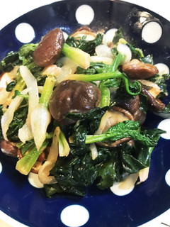ちっちゃな椎茸と☆縮みほうれん草のソテー-レシピのメイン写真