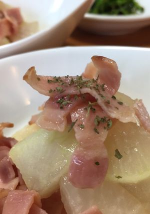 簡単！うまい！大根ベーコンの洋風和え-レシピのメイン写真