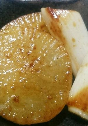 超簡単！大根とねぎの照り焼き-レシピのメイン写真