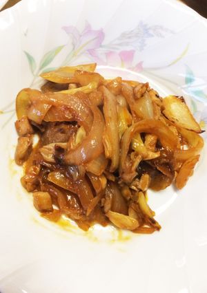 キャベツと玉ねぎと鶏モモのケチャップ炒め-レシピのメイン写真