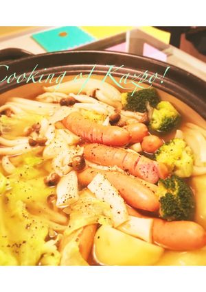 超簡単ポトフ鍋からのトマトクリームパスタ-レシピのメイン写真