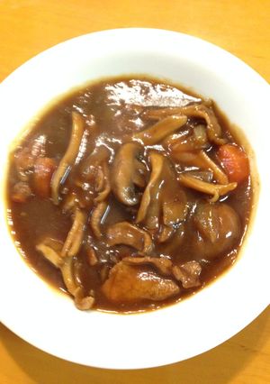 豚肉ときのこたっぷりのブラウンシチュー-レシピのメイン写真