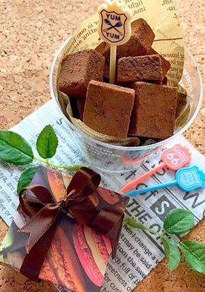 ☆超簡単！クリームチーズ生チョコ☆-レシピのメイン写真