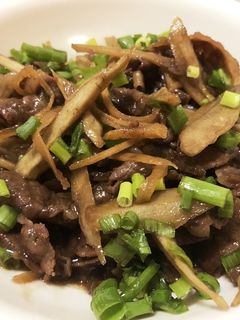 牛肉ごぼうのしぐれ煮-レシピのメイン写真