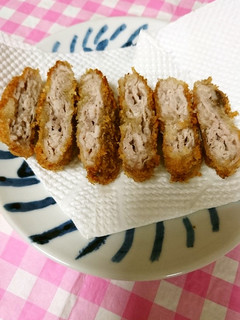 お弁当。豚薄切り肉ミルフィーユカツ。-レシピのメイン写真